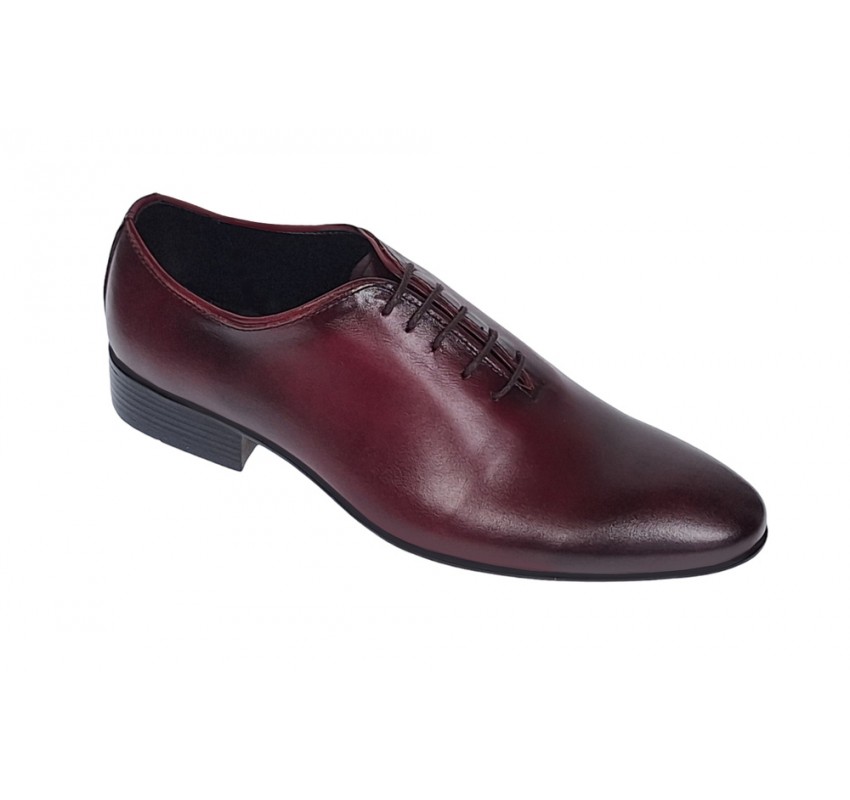 Pantofi barbati eleganti din piele naturala Bordeaux 024VIS