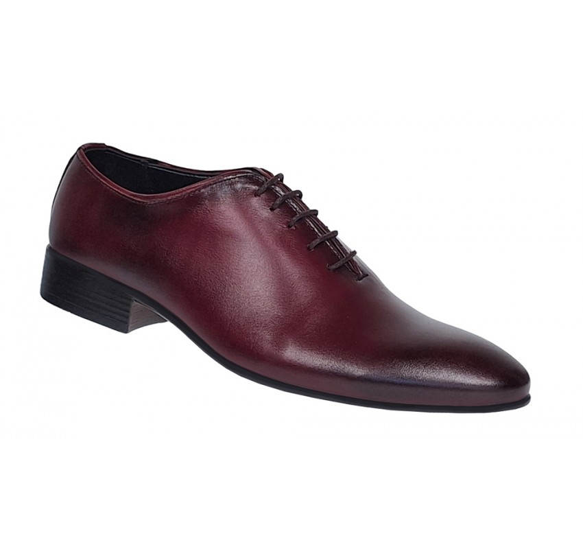 Pantofi barbati eleganti din piele naturala Bordeaux 024VIS