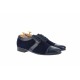 Pantofi barbati eleganti din piele naturala bleumarin inchis - 1006BLM