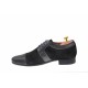 Pantofi barbati eleganti din piele naturala, culoare gri inchis - 1006GRI