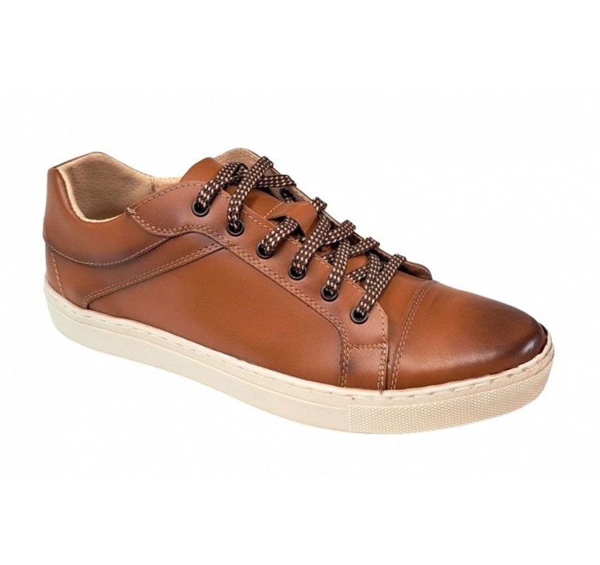 Pantofi barbati sport din piele naturala, maro - CIUCALETI SHOES -1021MDBOX