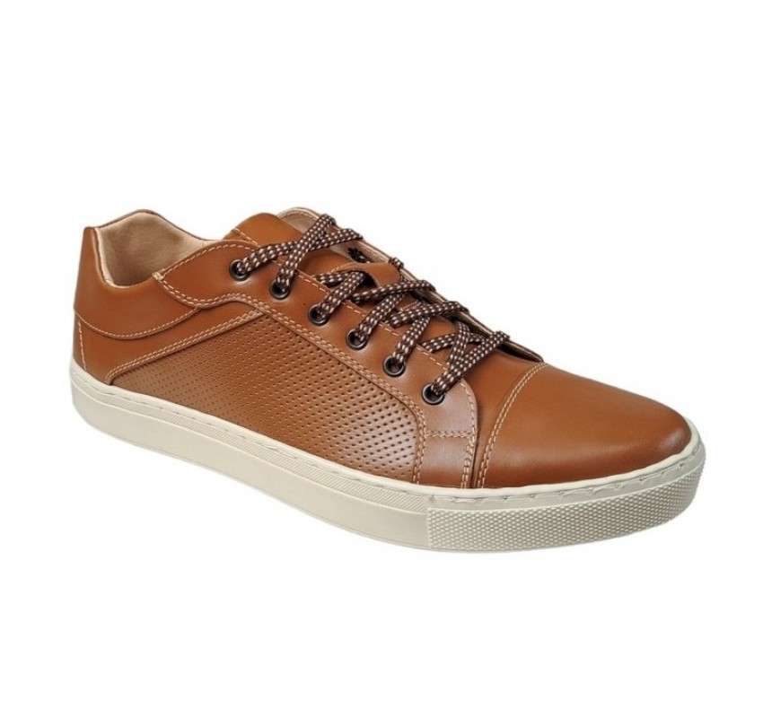 Pantofi barbati casual sport din piele naturala, maro -1021MDG