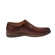 Pantofi barbati casual, din piele naturala maro, CIUCALETI SHOES, 330ELM