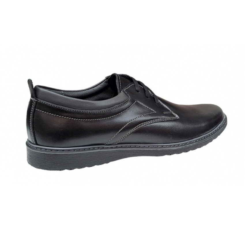 Pantofi sport, casual barbati din piele naturala box -  330NS