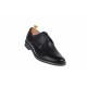 Pantofi barbati, model casual din piele naturala box, culoare neagra - 336NBOX