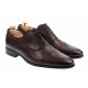 OFERTA MARIMEA 40 - Pantofi barbati eleganti, cu siret, din piele naturala visinie - L347VIS