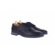 Pantofi barbati casual, eleganti din piele naturala bleumarin 411BLMBOX