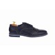 Pantofi barbati casual, eleganti din piele naturala bleumarin 411BLMBOX