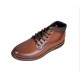 Ghete barbati casual, din piele naturala, imblanite, maro, ZEN - 415M