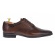 Pantofi barbati oxford, eleganti din piele naturala, maro - 585MARO