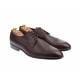 OFERTA MARIMEA 41 - Pantofi barbati bordeaux, office, eleganti, cu siret, din piele naturala L709VIS