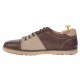 Pantofi barbati casual, sport din piele naturala maro - 747M