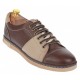 Pantofi barbati casual, sport din piele naturala maro - 747M