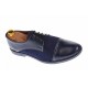 Pantofi barbati casual din piele naturala bleumarin 858BLM