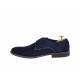 Pantofi barbati casual din piele naturala bleumarin - 85BLVEL