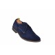 Pantofi barbati casual din piele naturala bleumarin - 85BLVEL