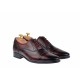 Pantofi barbati oxford, eleganti din piele naturala bordeaux 893VIS