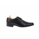 Pantofi barbati eleganti din piele naturala neagra - 959NBOX