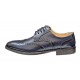 Pantofi barbati casual, eleganti, din piele naturala, bleumarin, 993BLM