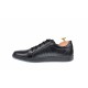 Pantofi barbati sport, casual, din piele naturala, negri, ADTIMN