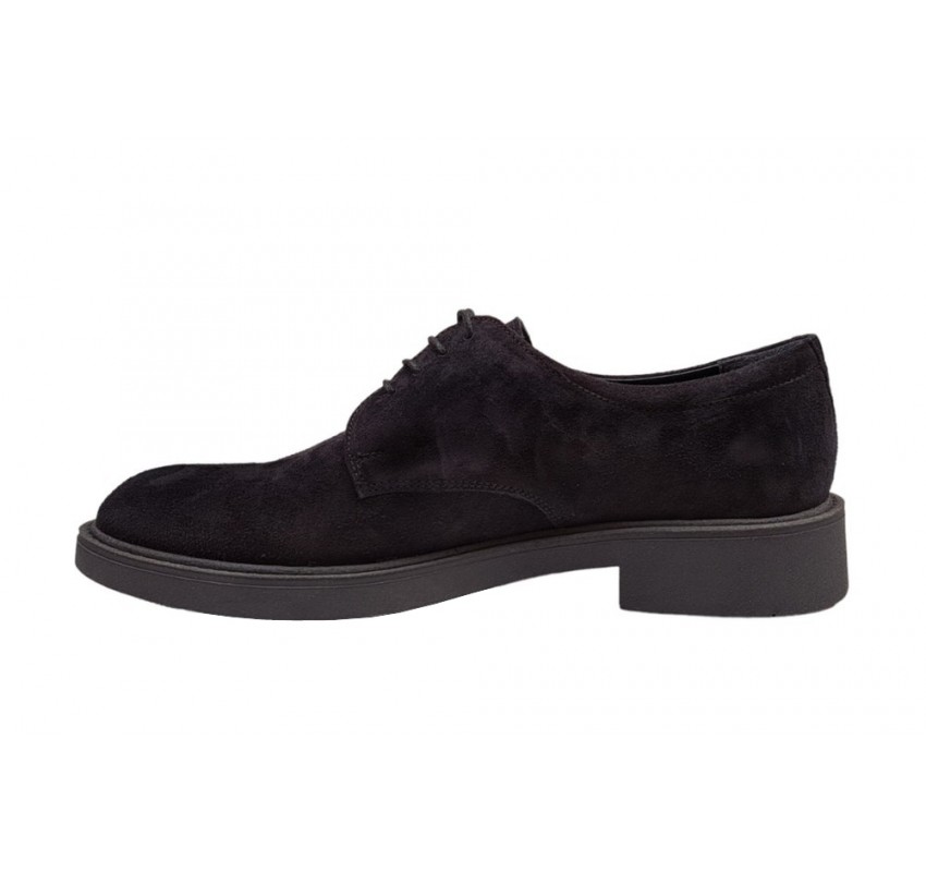 Pantofi barbati, casual, piele naturala intoarsa, Negru, Alexander Rome AREZO 