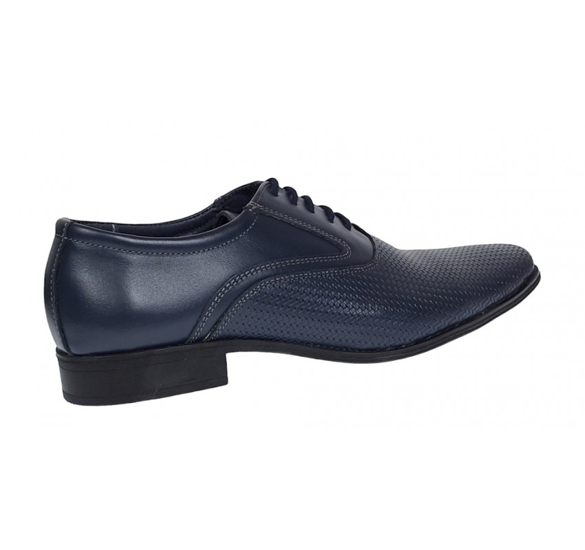 Pantofi barbati eleganti din piele naturala Bleumarin - CIOCSTEFBL