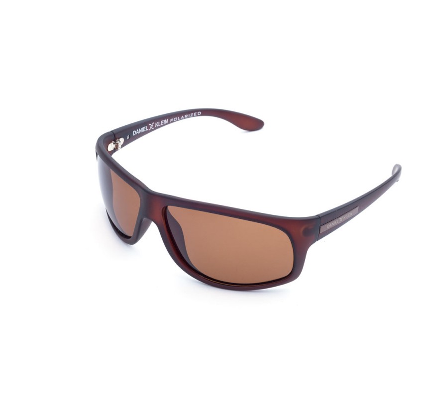 Ochelari de soare maro, pentru barbati, Daniel Klein Premium, DK3163-2