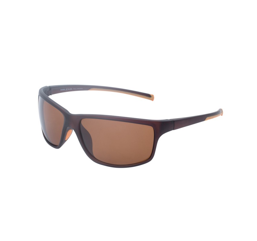 Ochelari de soare maro, pentru barbati, Daniel Klein Premium, DK3245-2