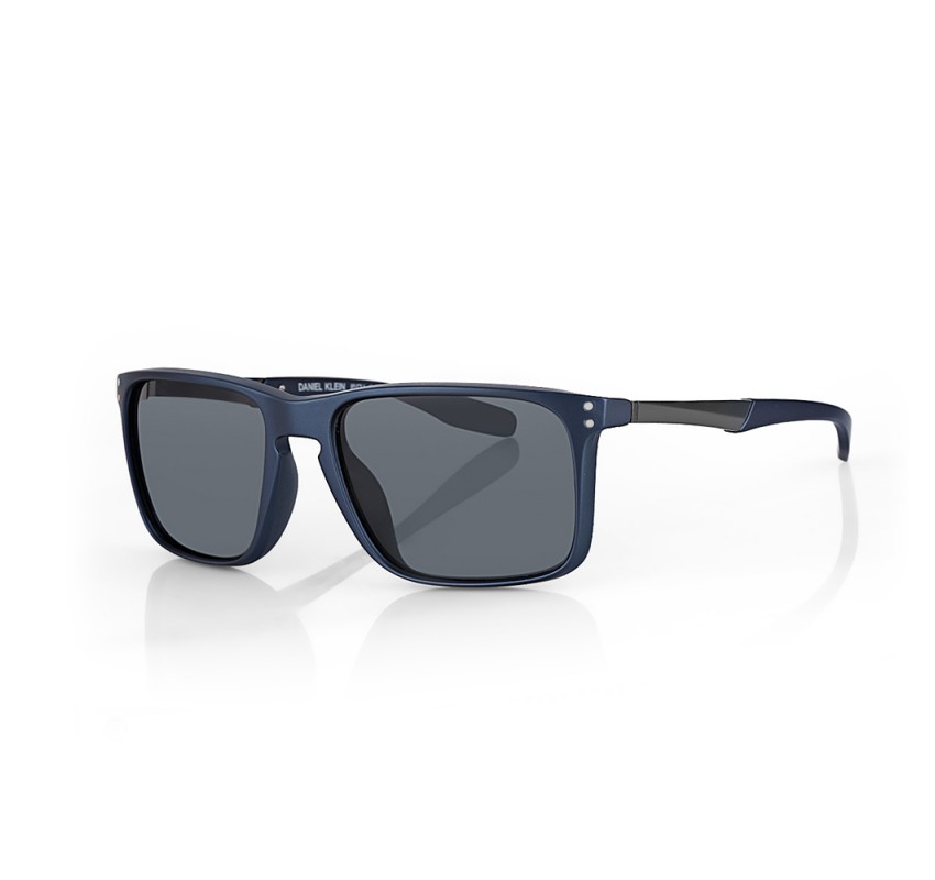 Ochelari de soare negri, pentru barbati, Daniel Klein Sunglasses, DK3250-3