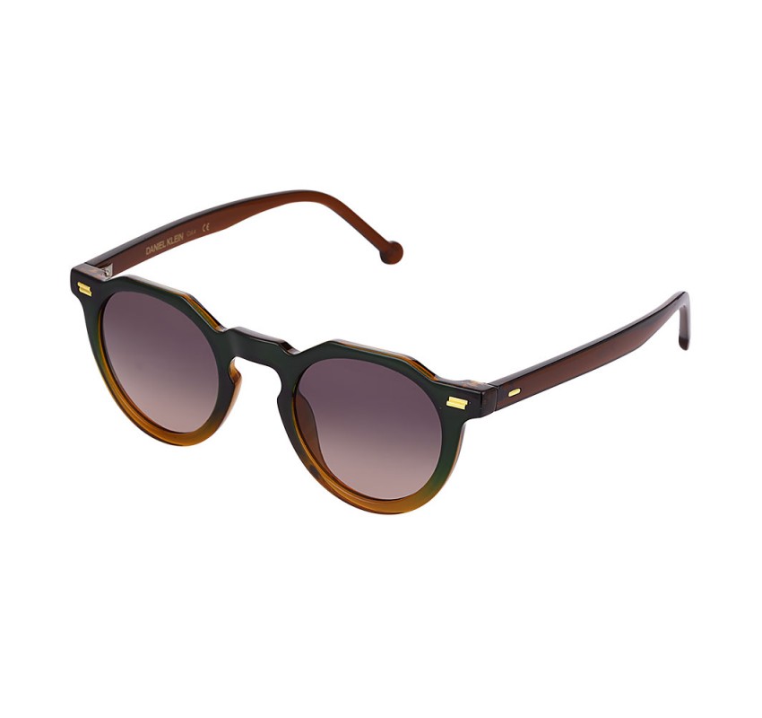 Ochelari de soare maro, pentru dama, Daniel Klein Trendy, DK3252-4