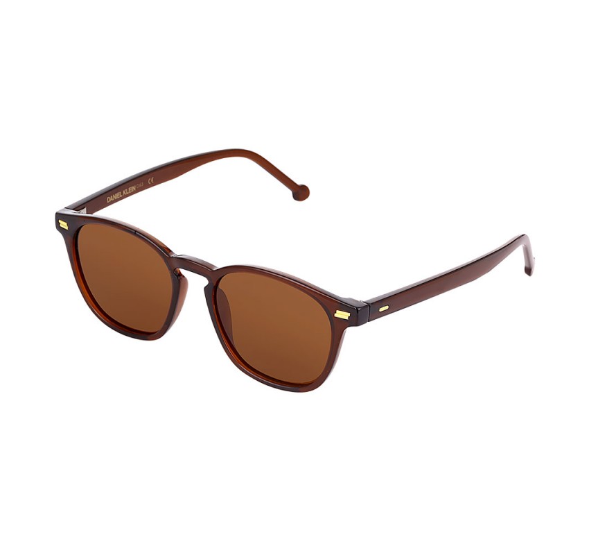 Ochelari de soare cafenii, pentru dama, Daniel Klein Trendy, DK3256-3