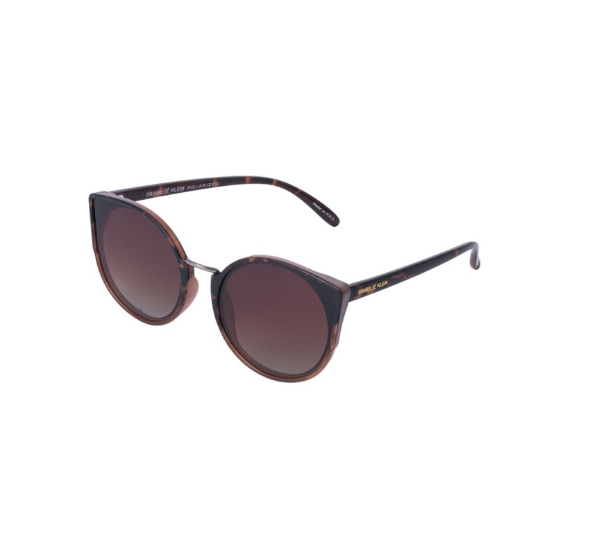 Ochelari de soare maro, pentru dama, Daniel Klein Trendy, DK4186-3