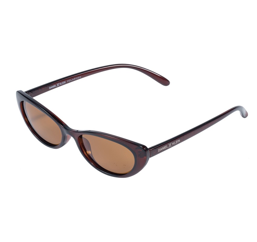 Ochelari de soare cafenii, pentru dama, Daniel Klein Trendy, DK4272-2