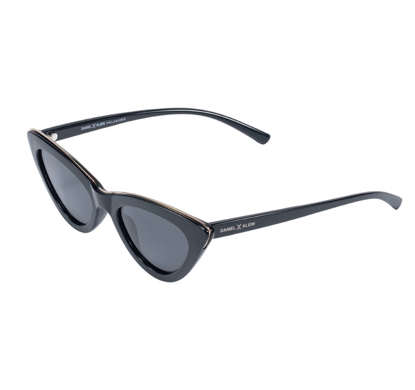 Ochelari de soare negri, pentru dama, Daniel Klein Trendy, DK4274-1