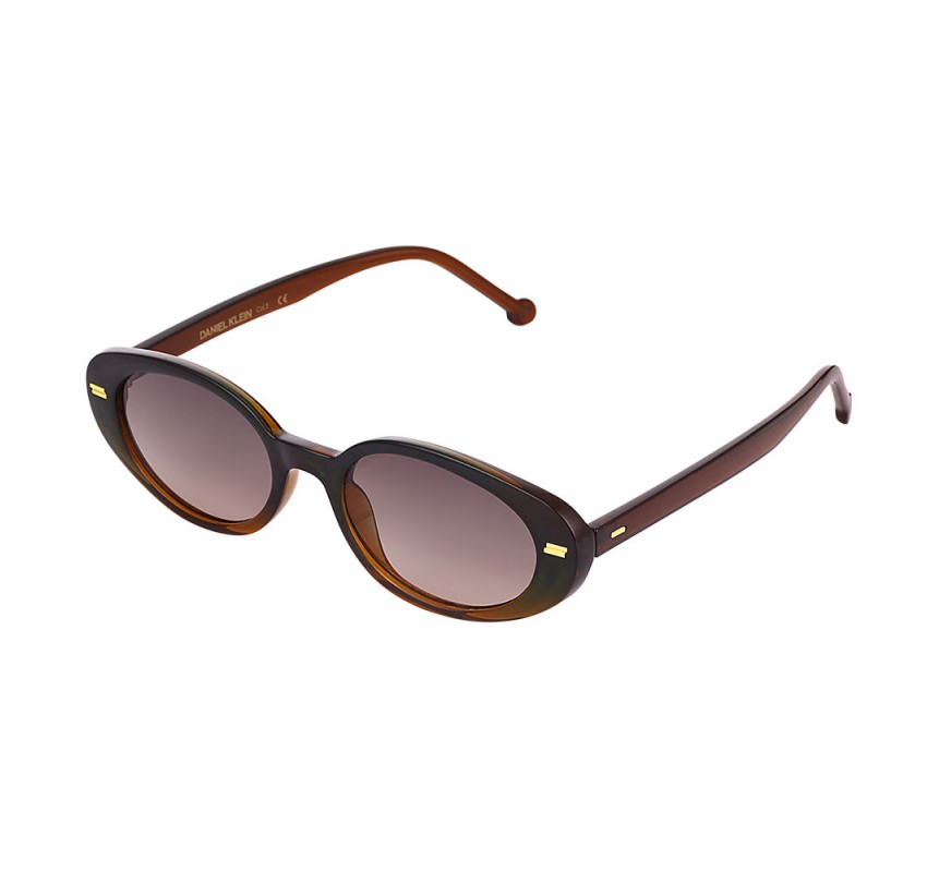 Ochelari de soare cafenii, pentru dama, Daniel Klein Trendy, DK4311-3