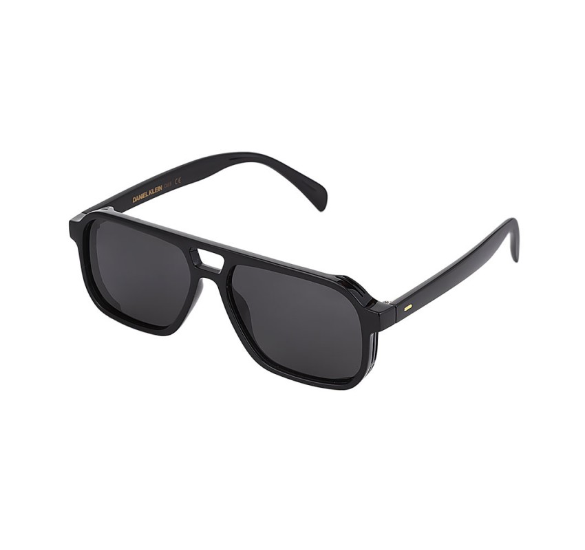 Ochelari de soare negri, pentru barbati, Daniel Klein Trendy, DKS3262-6