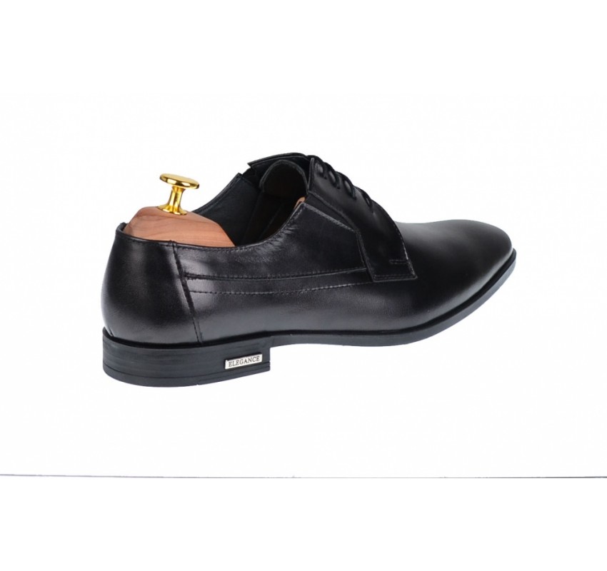 OFERTA MARIMEA 41  - Pantofi Barbati Office, Eleganti, din Piele Naturala, Negru, CIUCALETI SHOES