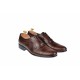 Pantofi Barbati Office, Eleganti, din Piele Naturala, cu Elastic, Maro, CIUCALETI SHOES