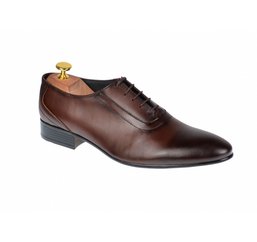 OFERTA MARIMEA    41  -  Pantofi Barbati Office, Eleganti, din Piele Naturala, Maro, CIUCALETI SHOES