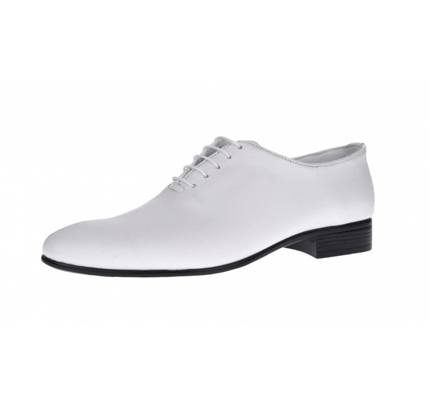 Pantofi barbati albi, eleganti din piele naturala, ENZOCLASS, CIUCALETI SHOES