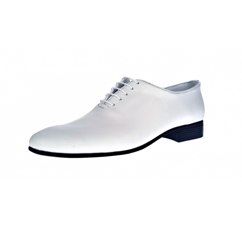 Pantofi barbati albi, eleganti din piele naturala, ENZOCLASS, CIUCALETI SHOES