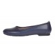 Balerini dama casual, din piele naturala bleumarin - FLO3BL