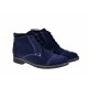 Ghete bleumarin barbati casual - elegante din piele naturala - Made in Romania G03BLVEL