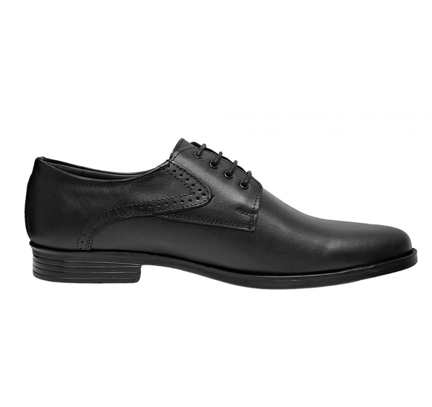 Pantofi barbati eleganti din piele naturala Negru Marvin GKR115N