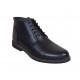 Ghete barbati, casual, din piele naturala (imblanite)  TOMAS, Negru, GKR20N