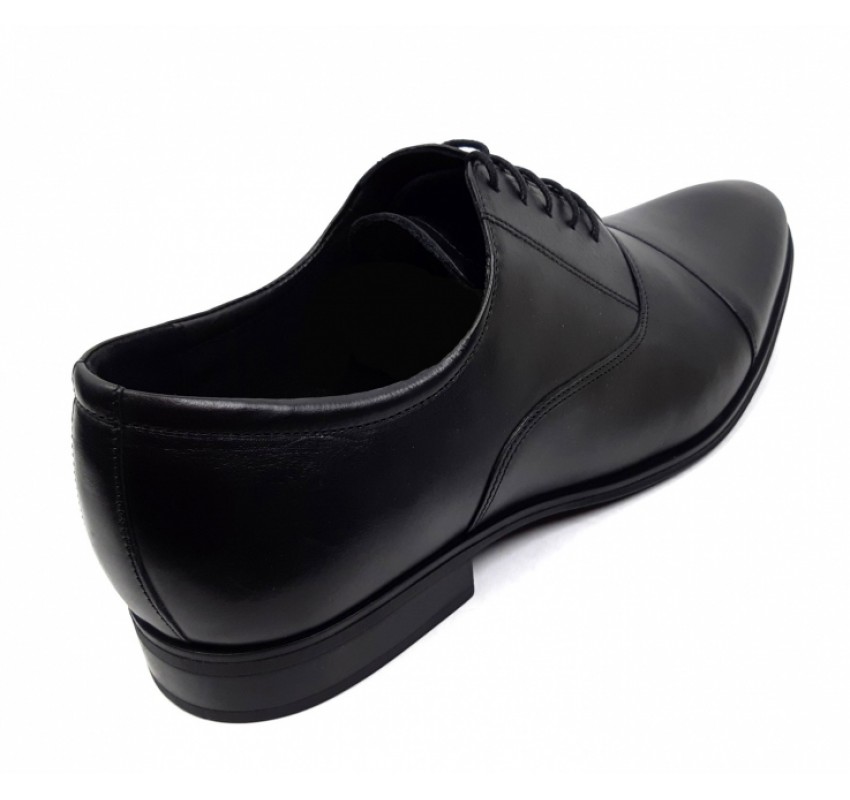 Pantofi barbati eleganti din piele naturala Negru GKR347N