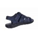 Sandale barbati casual din piele naturala bleumarin GKR47BL