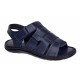 Sandale barbati casual din piele naturala bleumarin GKR47BL