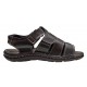 Sandale barbati casual din piele naturala negru GKR47N