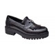 Pantofi dama casual din piele naturala Negru GKR4XN